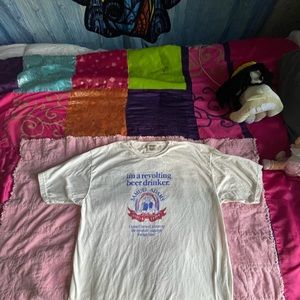 Revolting beer drinker shirt